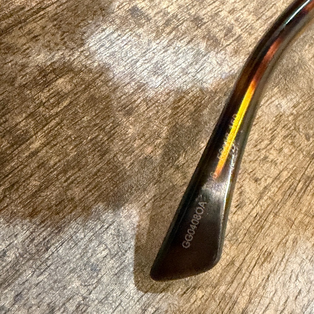 Gucci Tortoise Shell Glasses Frames GG0408OA 56-1… - image 9